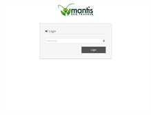 Tablet Screenshot of mantis.halex.com