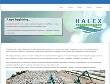 Tablet Screenshot of halex.com.sg